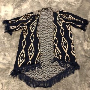 Rue 21 Cover Up/Kimono Style Top Size S